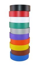 Electrical Tape Assorted Matte Rainbow Colors   10 Pk Waterproof Flame Retar...