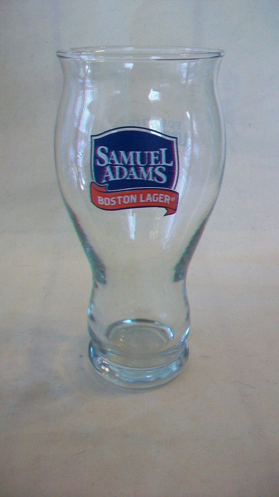 Set of 2 Samuel Adams Boston Lager Logo Pint Beer Glasses 16 ounces