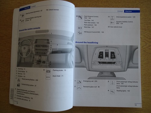 GENUINE BMW 5 SERIES TOURING 2010-2013 OWNERS MANUAL HANDBOOK WALLET F-437 - Picture 3 of 4