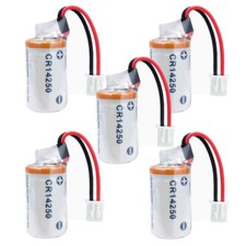 5PCS Battery CR14250 3V 600mAh Battery with 2.54 White Plug for Water Meter