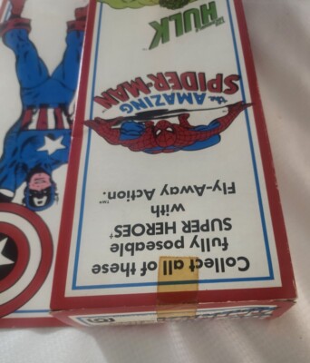 Vintage 1970 Mego Captain America Fly-Away Action Figure New Vintage 1970 Mego Captain America Fly-Away Action Figure New