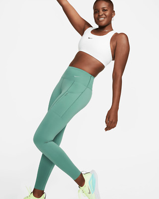 Nike Go Damen Firm-Support Mid-Rise Full-Length Leggings Taschen Gr. S, M, L