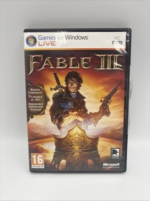 Fable III Microsoft Studios PC DVD For Windows Product Key Usage Status Unknown