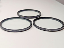 Set of 3 77mm Tiffen UV Protection Filter Made in USA