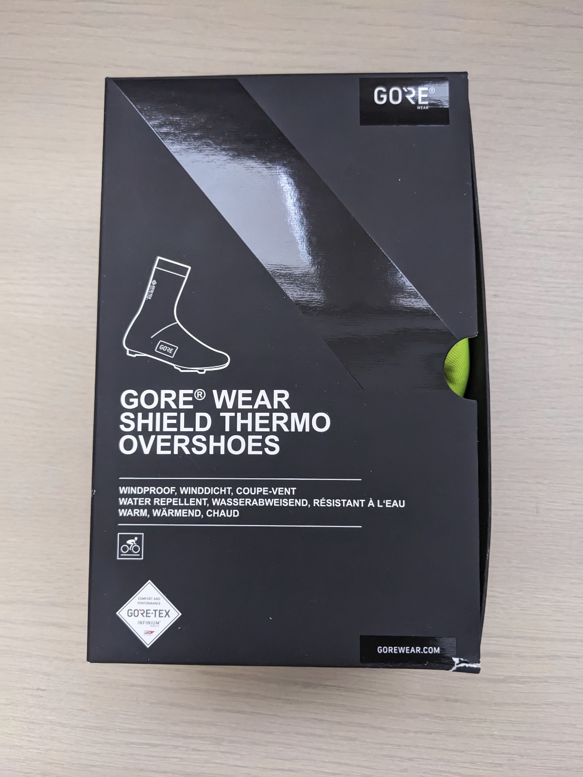 Gore Wear Shield Thermo Overshoes Neongelb/Schwarz Größe 40-41/M Überschuhe
