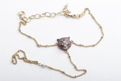 Gucci Le Marché des Merveilles Armband 750 Gold 925 Silber Rubin Topas #
