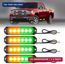 406t Emergency Strobe Grille Lights 4pcs 6 Led Sync Feature Safety Warning Flas 406t Emergency Strobe Grille Lights 4pcs 6 Led Sync Feature Safety Warning Flas