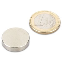 Smco-Scheibenmagnet Ø 20,0 X 5,0 Mm S280 Nickel - HäLt 4,3 Kg