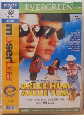 Akele Hum Akele Tum - Aamir Khan, Manisha Bollywood Hindi Movie DVD ALL/0, Subti