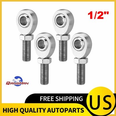 Chromoly Heim Joints Rod End Kit 1/2'' LH & RH Hand Thread Heim Joint On Hot Rods