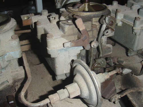 OLDS 1957 1958 PONTIAC J2 Tri Power intake manifold factory 2 jet Rochester - Bild 7 von 10