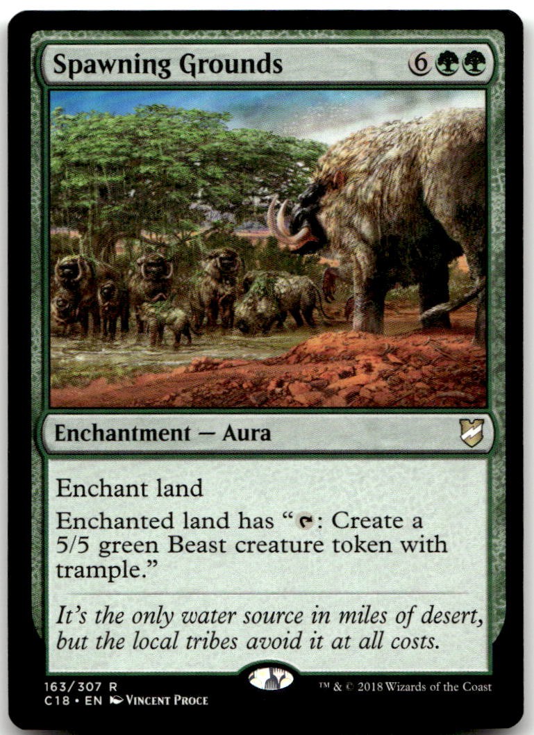 Spawning Grounds 163 Rare Commander 2018 Magic: The Gathering Lightly Played