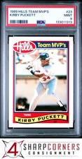 1989 HILLS TEAM MVP'S #23 KIRBY PUCKETT TWINS HOF PSA 9
