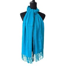 Charming Charlie Turquoise Blue Viscose Scarf...