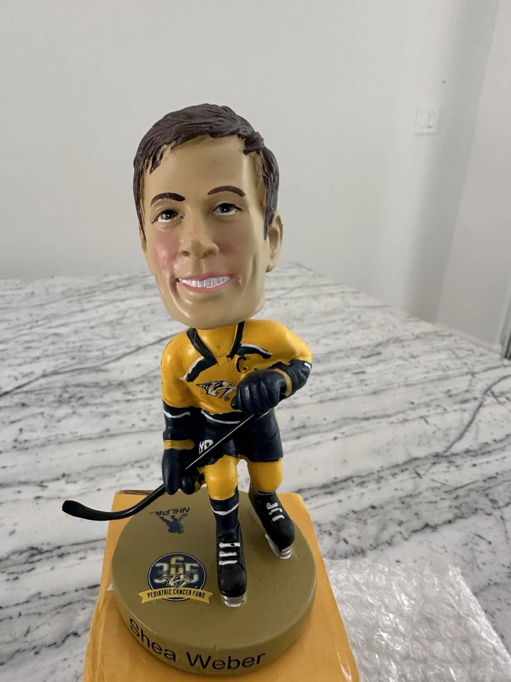 Shea Weber Nashville Predators 365 Pediatric Cancer Fund Bobblehead - Nuevo en caja Foto 3 de 4