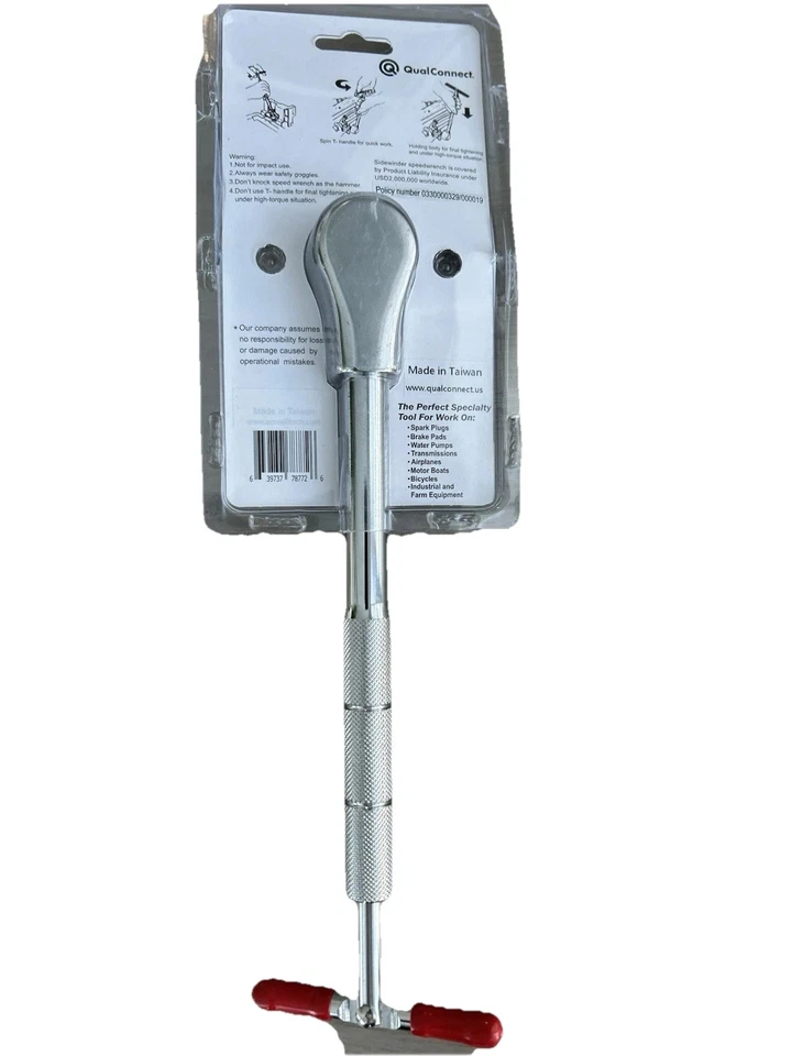 Sidewinder 3/8" Drive Ratchet Speed Wrench with T-Handle - Image 3 of 4