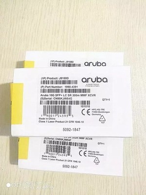 NEW J9150D 1990-4391 HPE / Aruba 10G SFP+ LC SR 300m OM3 MMF Transceiver Module