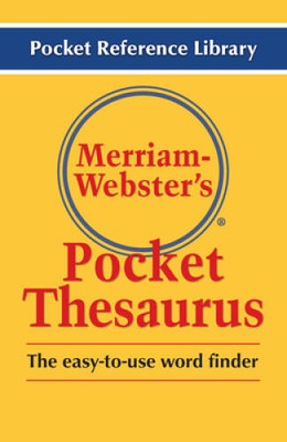 Merriam-Webster's Pocket Thesaurus (Pocket Reference Library) - Paperback - GOOD