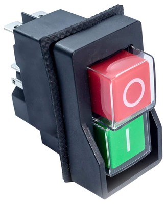 120V Magnetic On/Off Switch, 1/2HP Push Button Switch Easy Contact for Fast P...