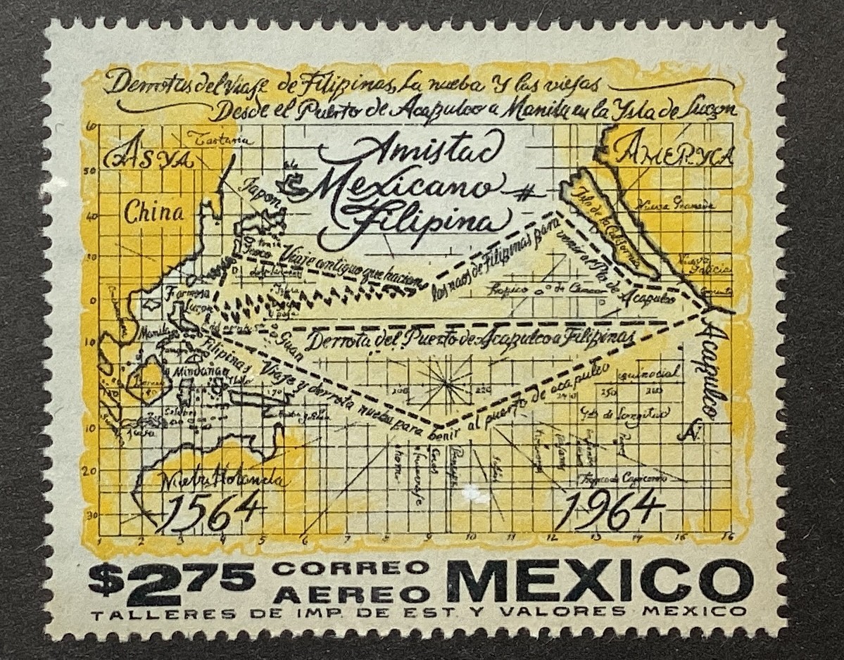 Mexico Stamps 1964 Airmail #C301 Mexico Philippines Amistad 400Ann MNH OG Unused