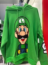 Universal Studios Super Nintendo World Luigi Jacket Hoodie NWT