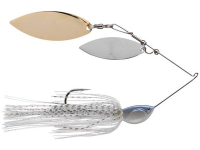 Picasso Lures Double Willow Light Wire Spinnerbait - 3/8 oz. (Blue Glimmer Shad)