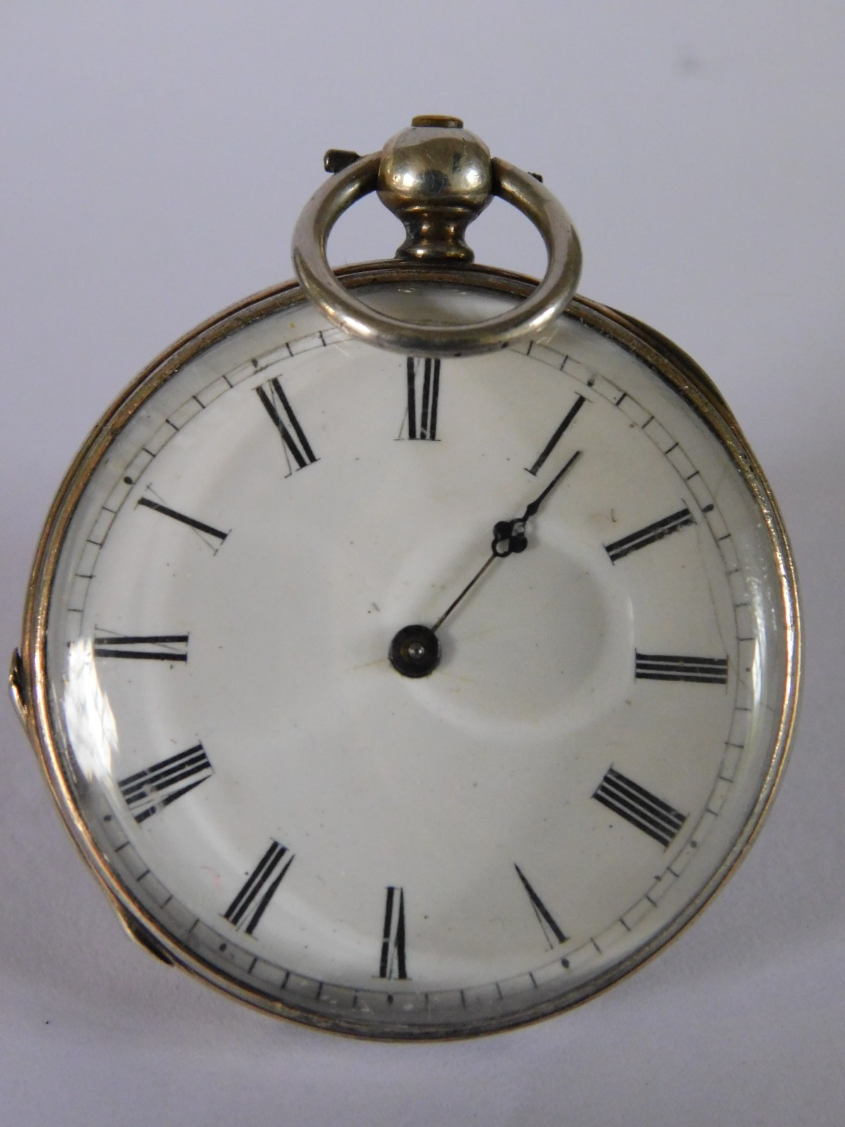 MASONIC / FREEMASONRY ANTIQUE SOLID SILVER CYLIND… - image 4