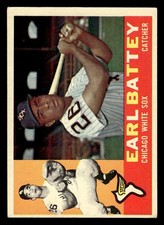 1960 Topps #328 Earl Battey - VGEX-EX *TedsCardShack*