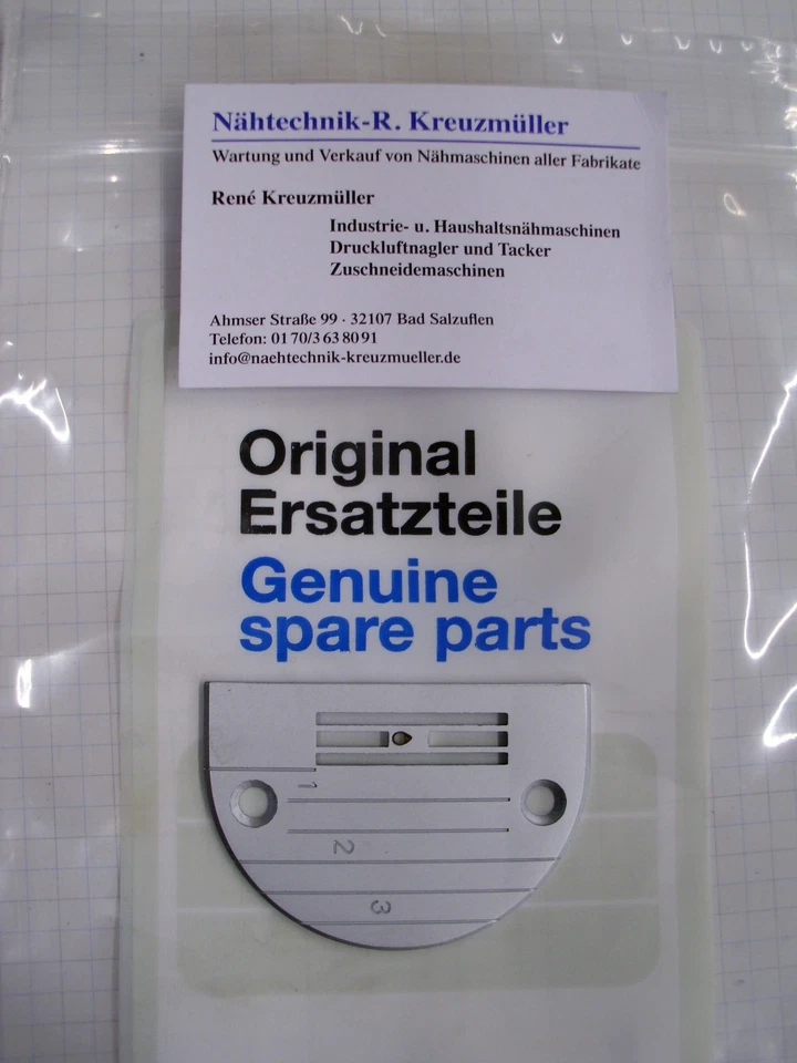 Dürkopp Adler 281 Stichplatte 0281200120 Nähmaschine