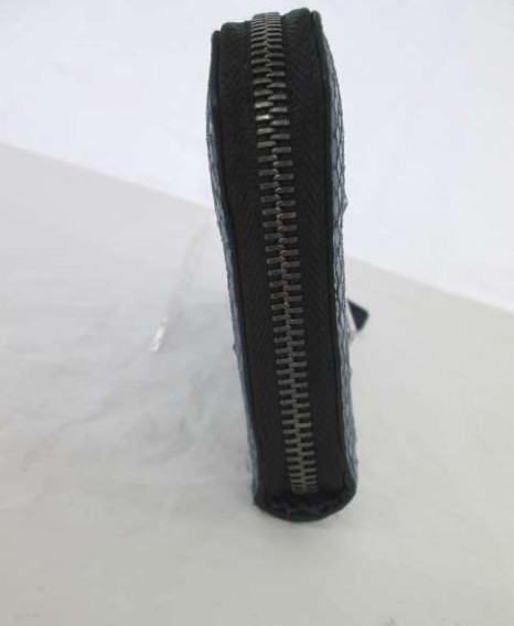 JIMMY CHOO Python Embossed Star Studded Wallet Bl… - image 3