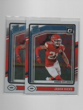 (2) 2024 Donruss Optic #237 Jaden Hicks