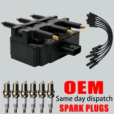 OEM Ignition Coil & iridium Spark Plug & Wires For Dodge Chrysler 3.3/3.8L UF305