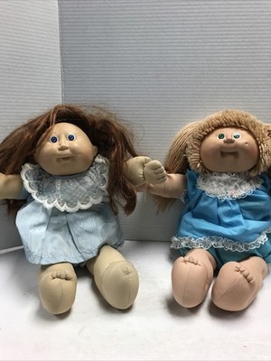Vintage Cabbage Patch Dolls Lot of Two w/ Outfits