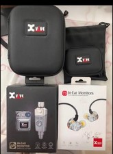 Xvive U4 Complete In-Ear Monitor Wireless System  T9 In-Ear Monitors NIB BUNDLE