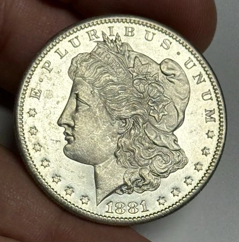 1881-S Proof-Like MS Morgan Silver Dollar (original PL) U.S. $1 Coin