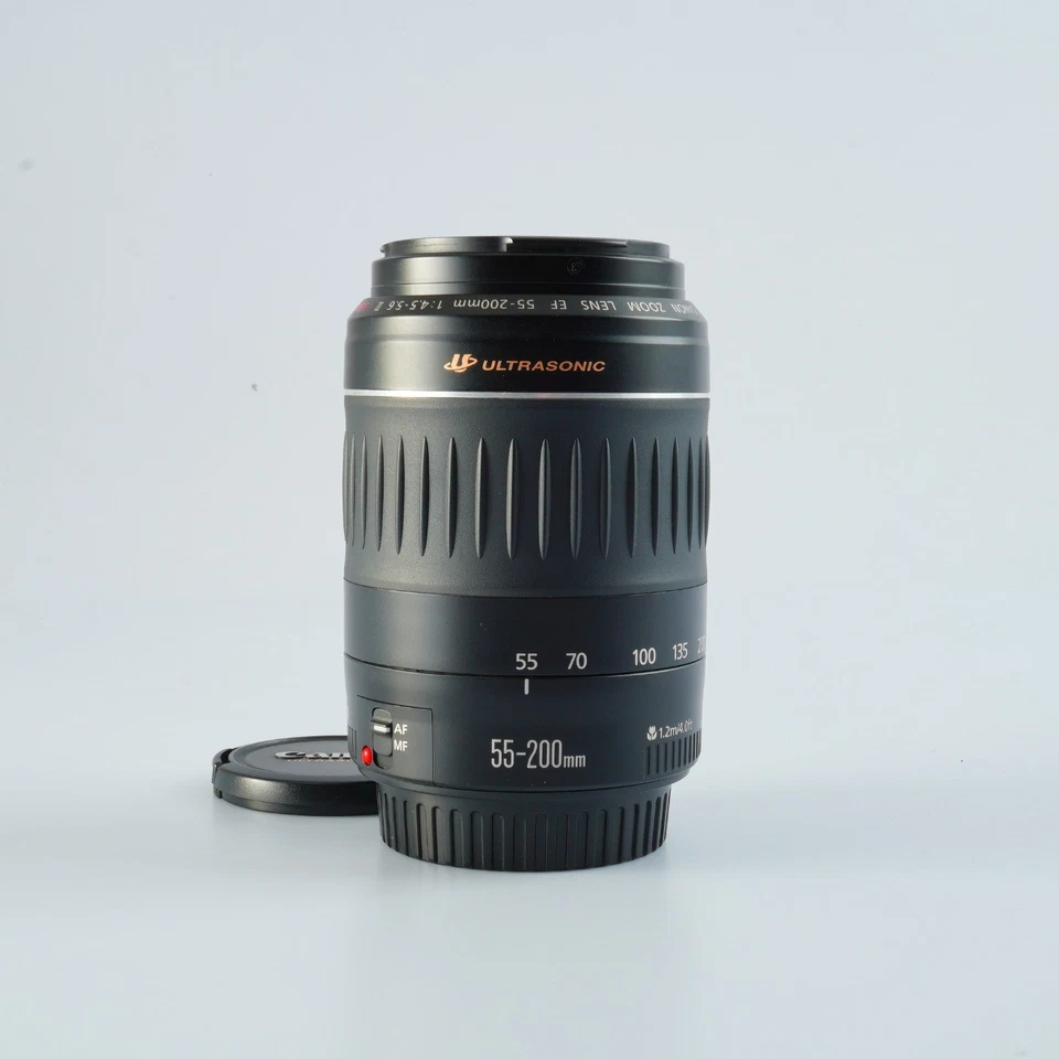 EXCELLENT Canon EF 55-200mm F/4.5-5.6 II USM Zoom Lens