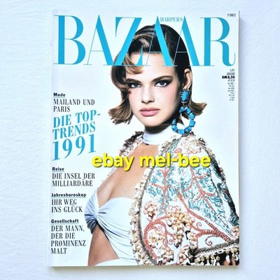 Harper's Bazaar 1991 CRISTINA KHULY*IMAN*YASMEEN GHAURI*CHRISTY TURLINGTON*NAOMI