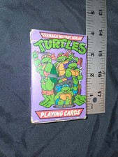 Teenage Mutant Ninja Turtles Playing Cards w/ Box Vintage 1990