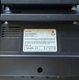 Vintage Atari 7800 Console Only Tested Working