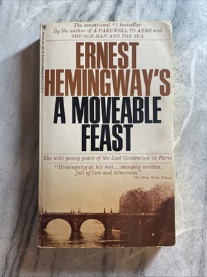 Ernest Hemingway's A Moveable Feast VTG PBK 1965