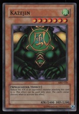 Kazejin MRD-026 MRD Super Rare FOIL BLEED ERROR Yu-Gi-Oh