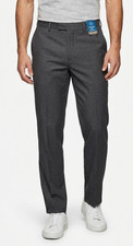 JM Haggar Flannel Premium Black Dress Pants Size 32x32 Straight Fit 80 Nwt