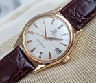 Vintage Swiss Omega Seamaster automatic watch, 18k solid rose gold, 562-14701