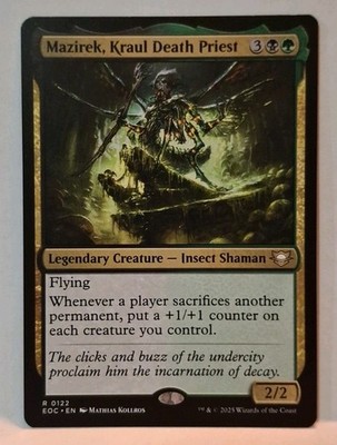 MTG Mazirek, Kraul Death Priest x1 Commander: EoE Regular NM/PFresh!