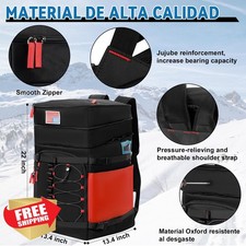 WeenthAvenue 65L Ski Boot Bag Backpack Waterproof Snowboard