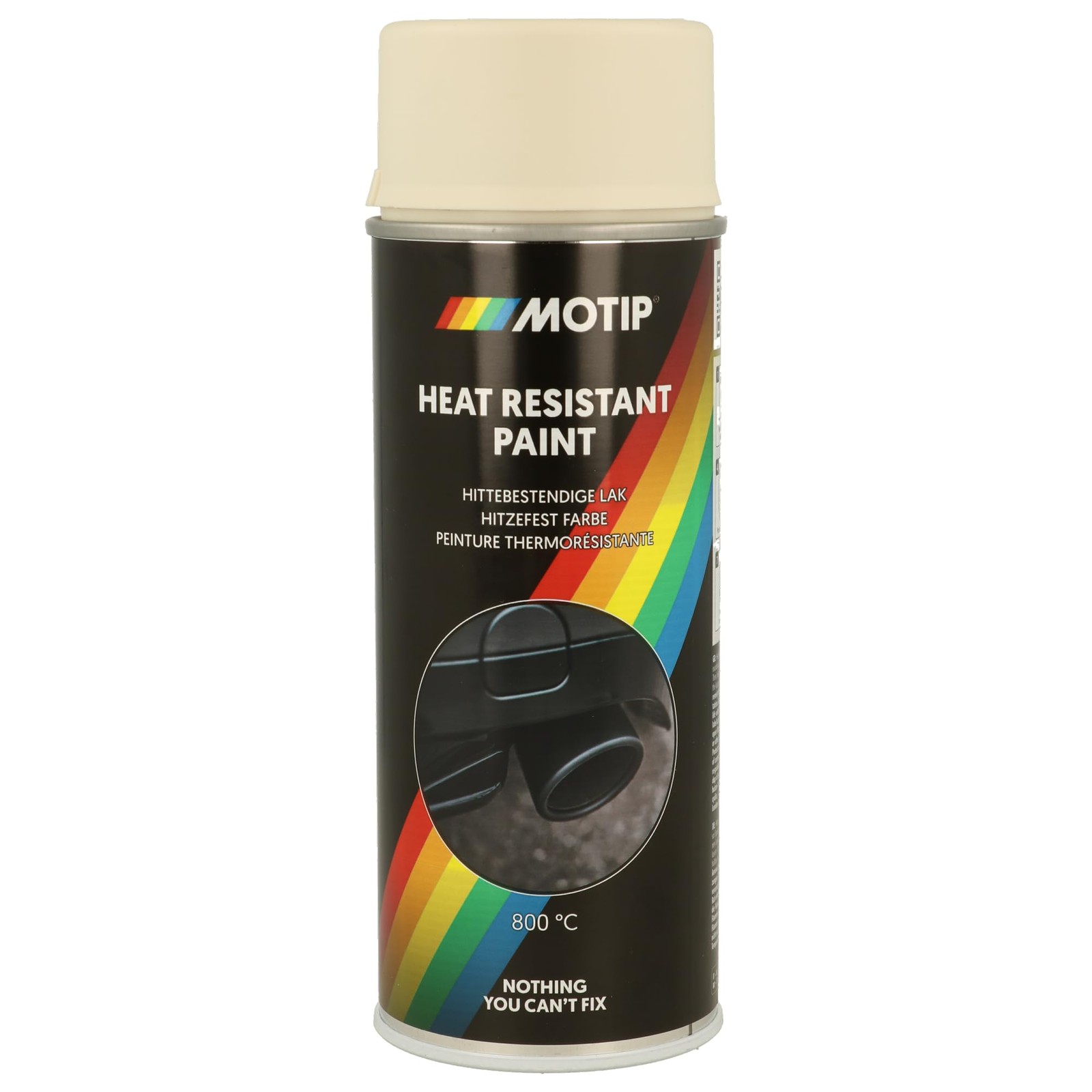 Motip Heat Resistant Spray Paint - Beige- 400 ml - Image 6