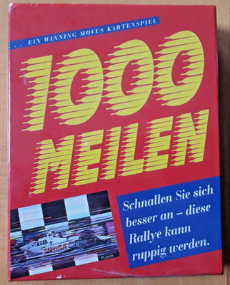 1000 Meilen - Winning Moves - rote Version von 1999 - noch original eingesiegelt