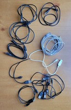 Lot Of 13 USB A To Micro USB Cables Various Lengths black/white/braided gray