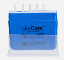 Ultradent 7127 Unicore Endodontic Posts #3 1.2mm Blue Glass Fiber 5/Pk OEM