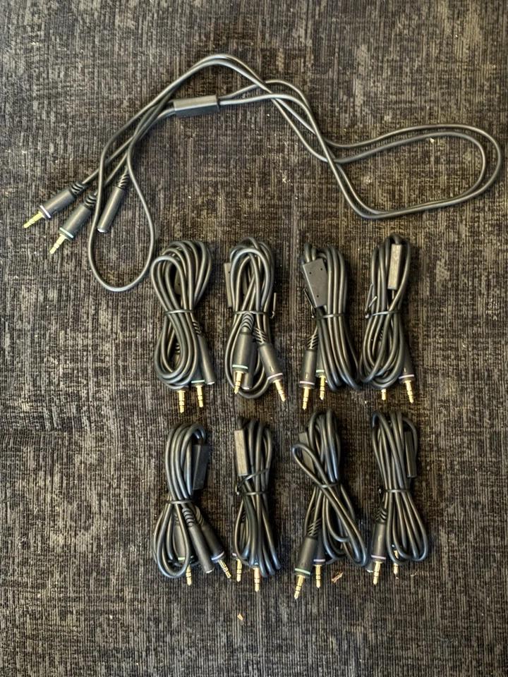 3.5mm Y Splitter 2 Jack Male to 1 Female Headphone Mic Audio Adapter Cable UK - Image 2 of 4